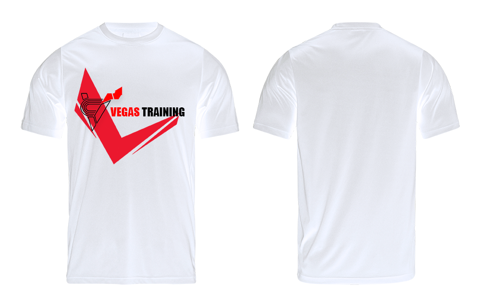 T-shirt Vegas Training blanc